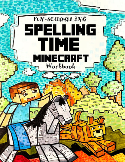 (Age 7+) Spelling Time Minecraft Workbook