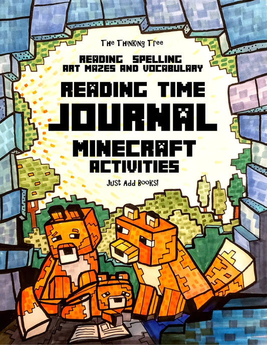 (Age 8+) Reading Time Journal - Minecraft Themed -Reading, Spelling & More