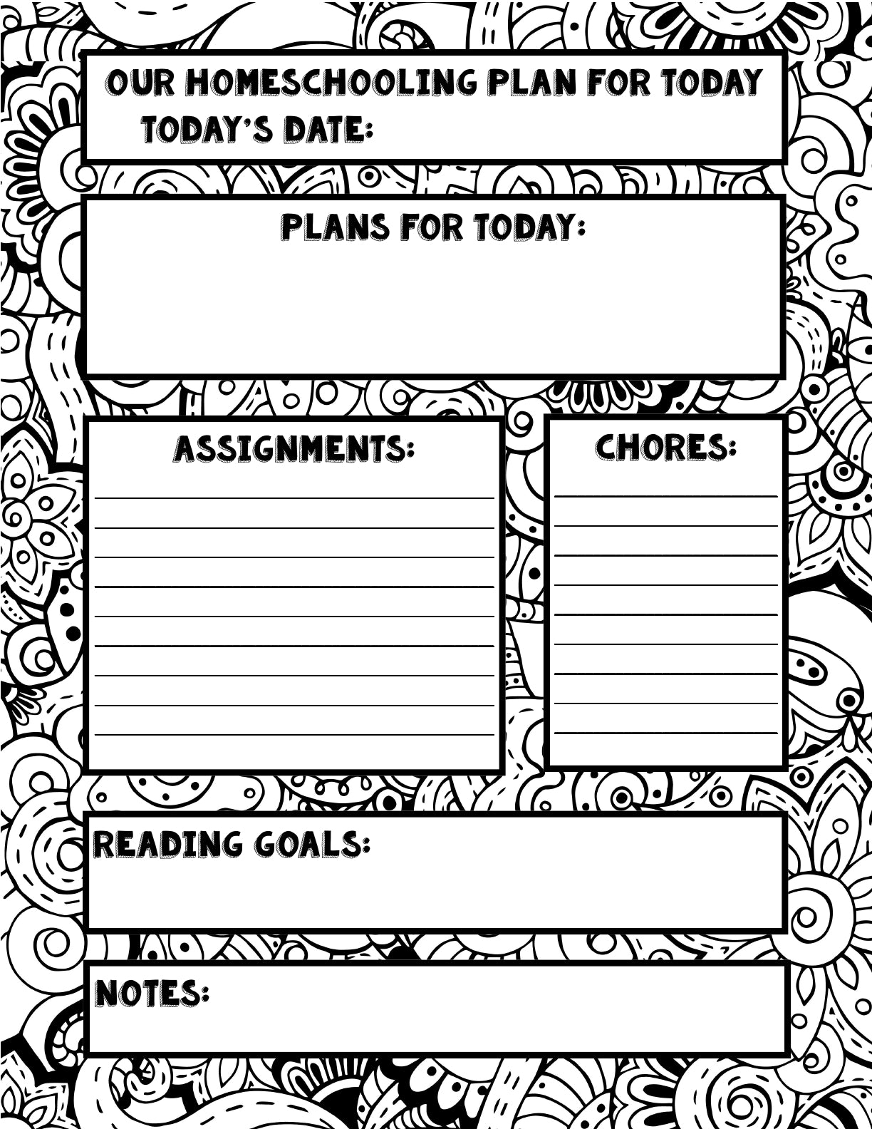 (All Ages) 90 Day Homeschooling Planner - For Fun-Schooling Families