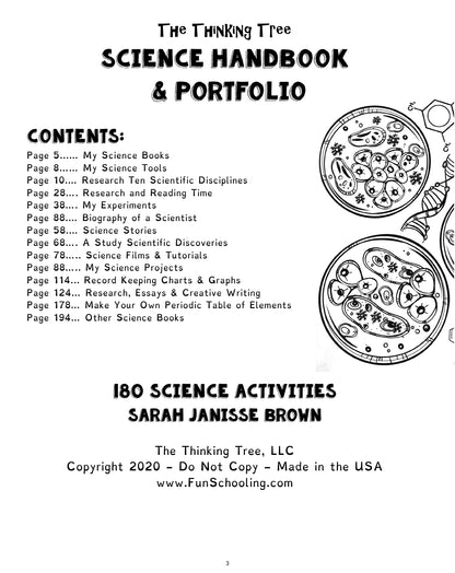 (Age 9+) Do-It-Yourself Science Handbook & Portfolio