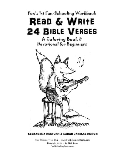(Age 5+) Fox’s 1st Fun-Schooling Workbook