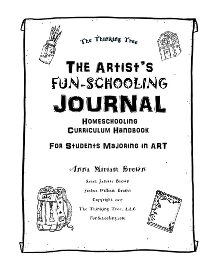 (Age 12+) The Artist's Fun-Schooling Journal