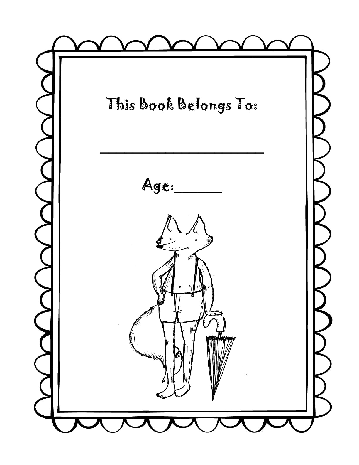 (Age 5+) Fox’s 1st Fun-Schooling Workbook