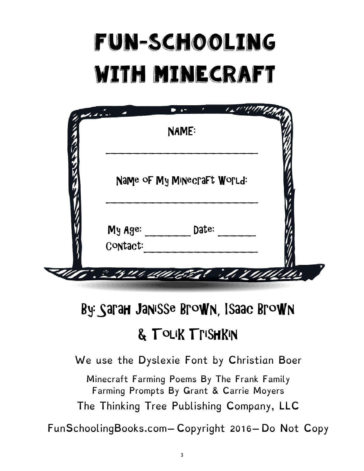 (Age 7+) Fun-Schooling Curriculum - Homeschooling With Minecraft
