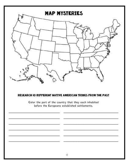 (Age 9+) American History - Do-It-Yourself - Time Travel Journal