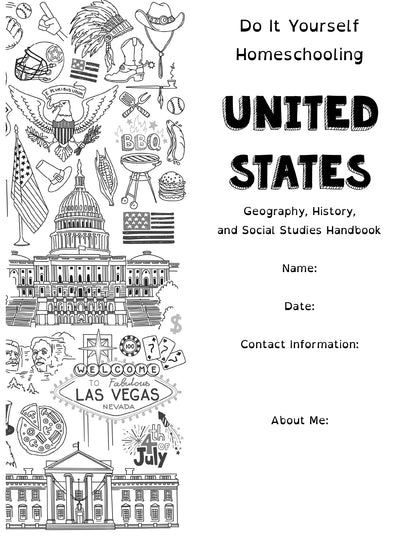 (Age 9+) United States - Geography, History and Social Studies Handbook