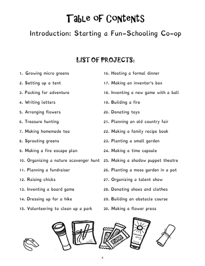 (All) 30 Fun-Schooling Projects - The Ultimate Homeschooling Co-Op Handbook