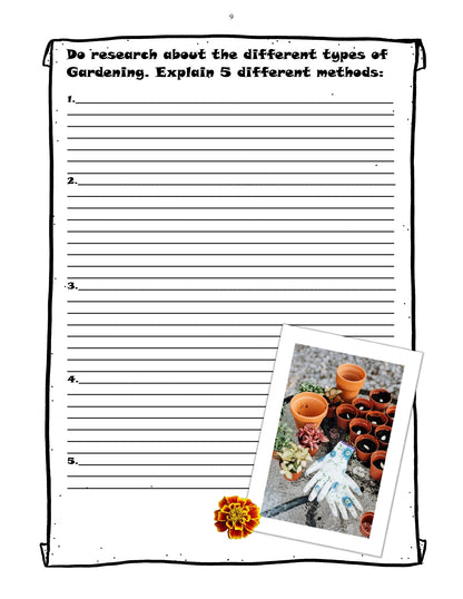 (Age 9+) Do-It-Yourself Garden Research Handbook