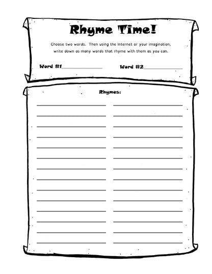 (Age 12+) The Songwriter's Fun-Schooling Journal