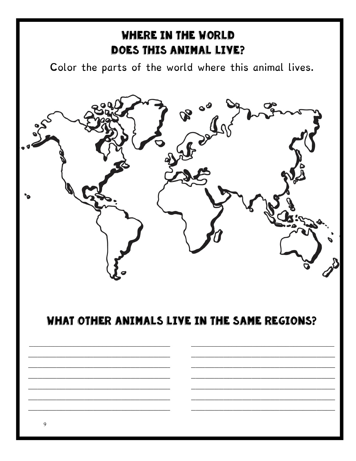 (Age 10+) All About Endangered Species - Science & Research Study Guide