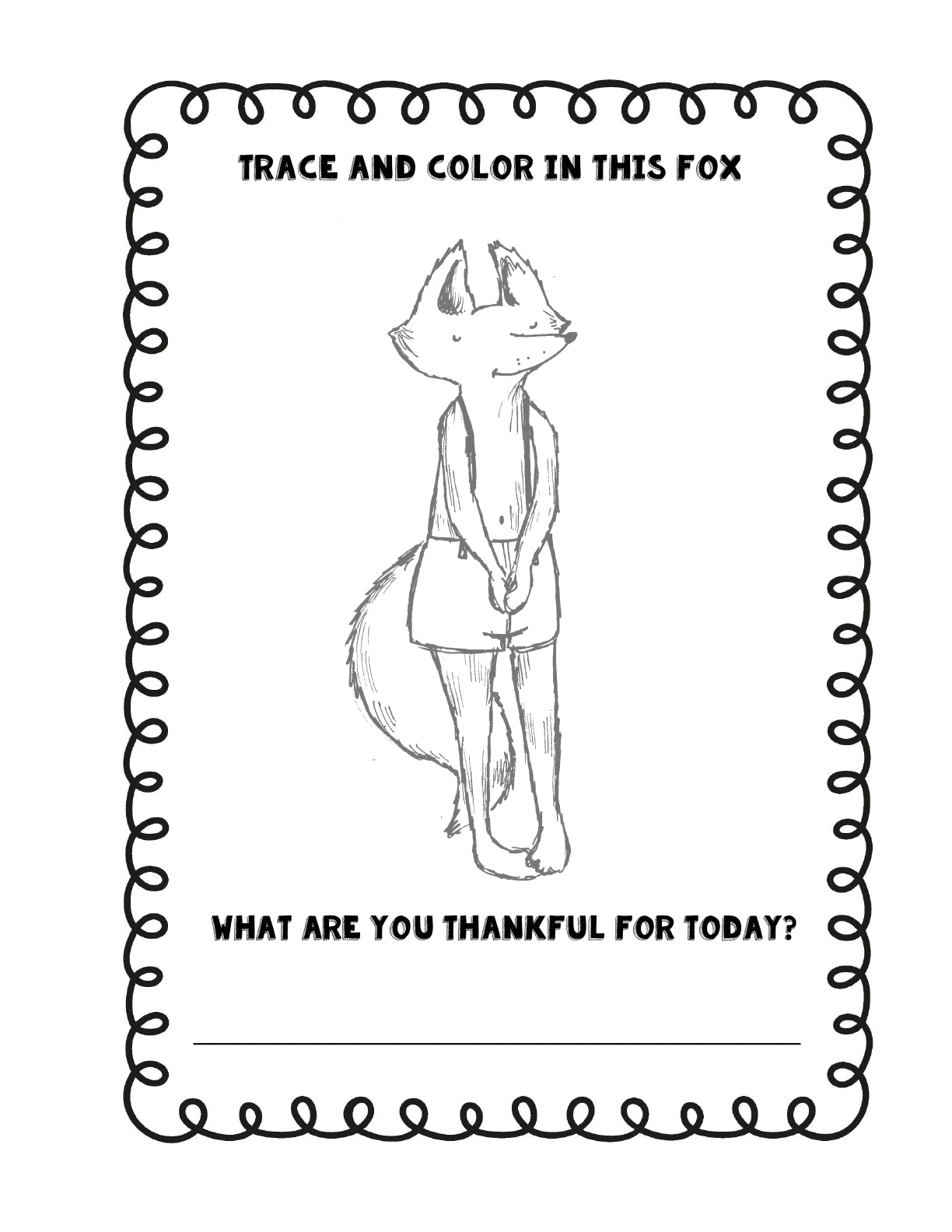 (Age 5+) Fox’s 1st Fun-Schooling Workbook