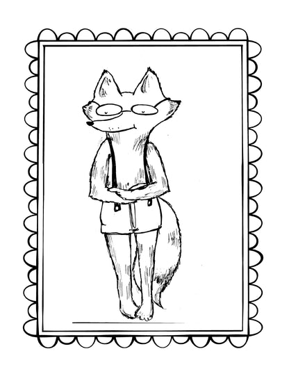 (Age 5+) Fox’s 1st Fun-Schooling Workbook