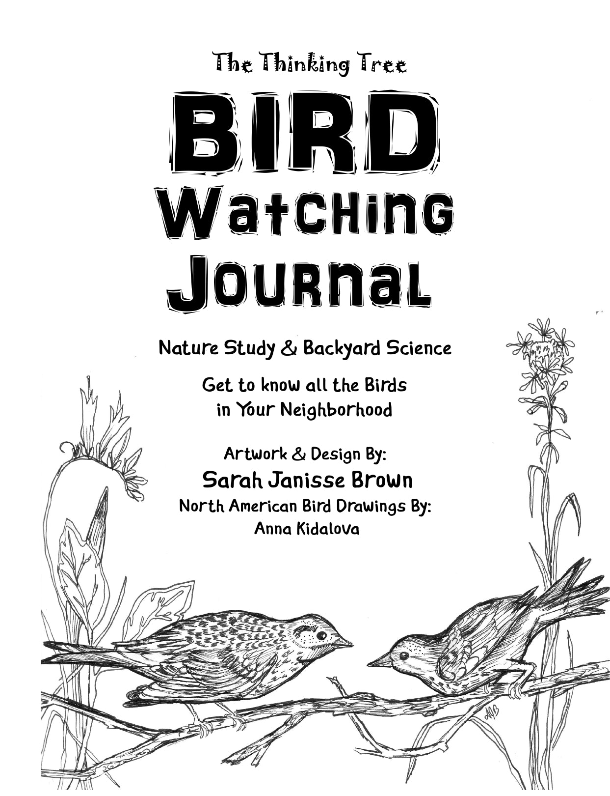 (Age 8+) Bird Watching Journal