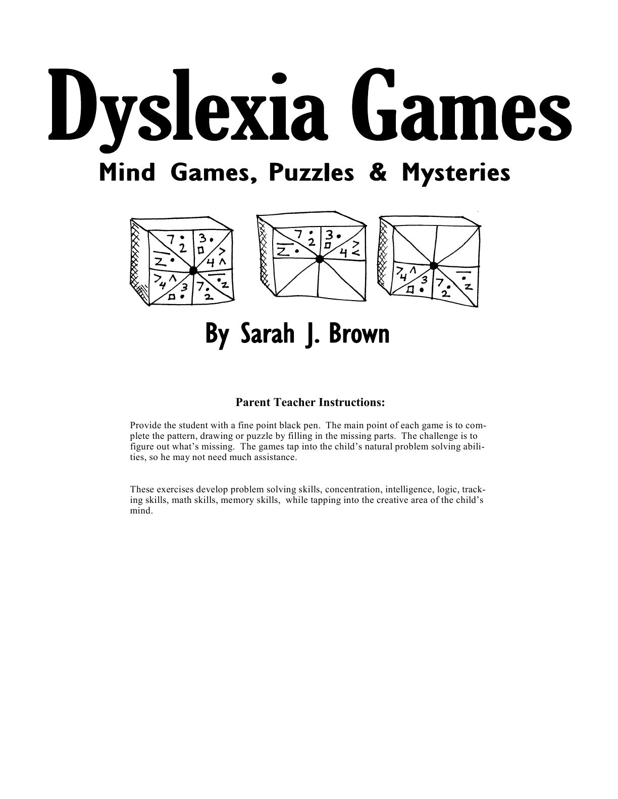 Dyslexia Games Series B